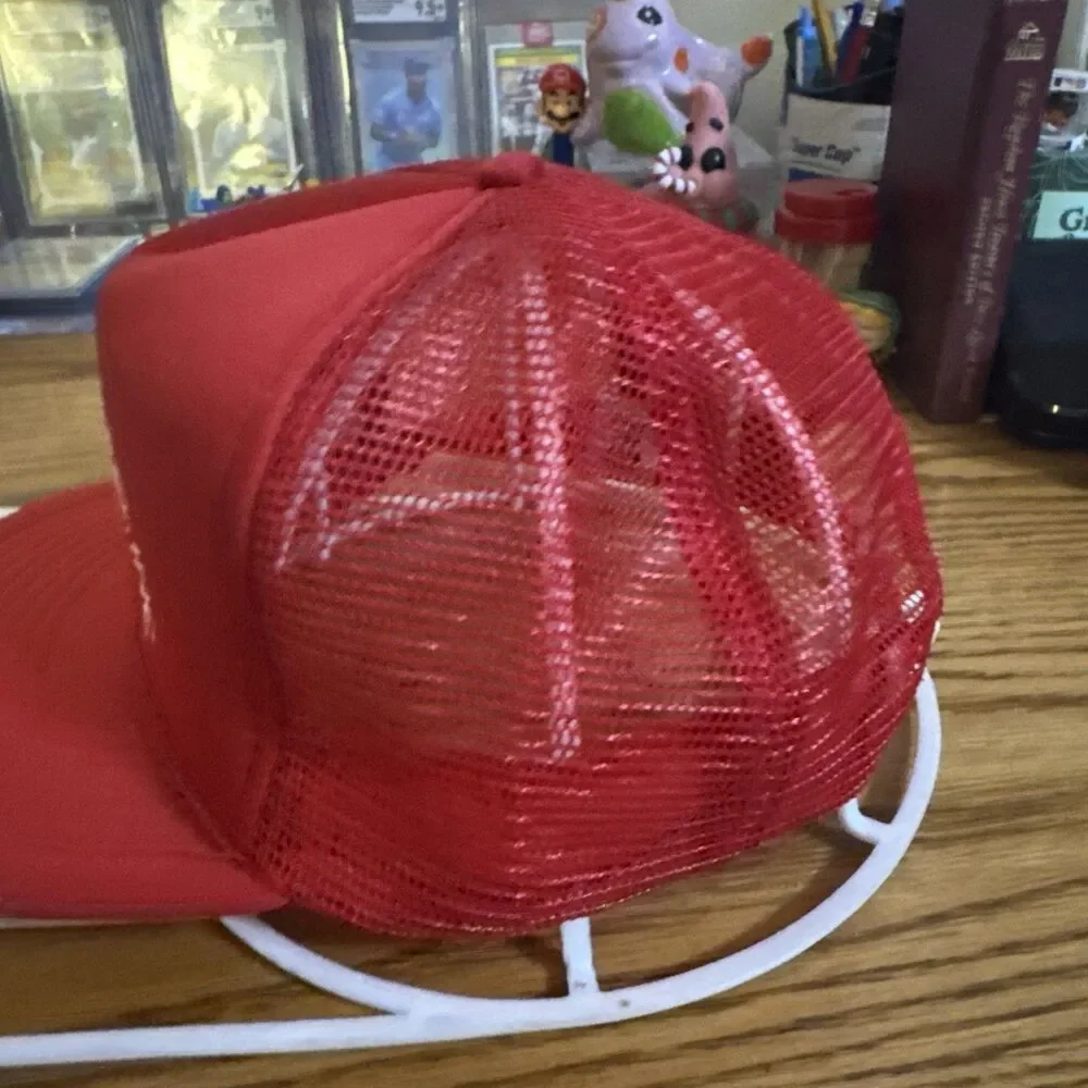 Sanford Florida Scale Co. Vintage Trucker Hat - Snapback Cap - True Vintage Red